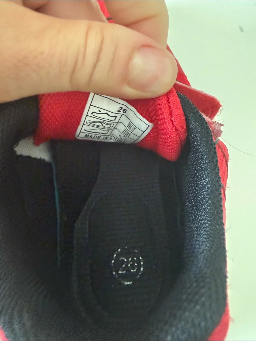 Barely Worn Kids Red Spider-Web Athletic Sneakers - Velcro Strap